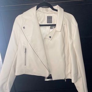 Primark Cream Leather Jacket